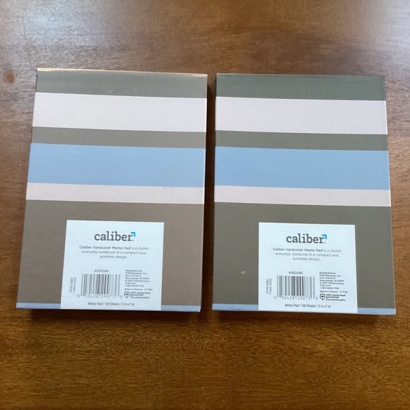 Caliber Hardcover Memo Pad 100 sheets New  5”x7”  2 for $15 - Picture 8 of 8